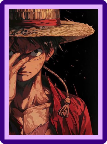 Monkey D. Luffy Battle Scars Aesthetic Poster