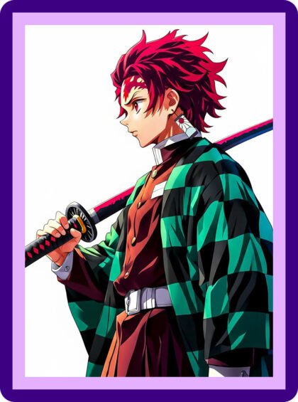Tanjiro Kamado Demon Slayer Corps Aesthetic Poster