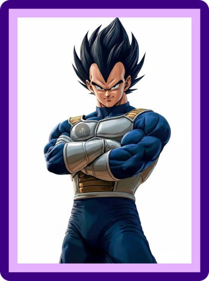 Vegeta Saiyan Prince Pride Aesthetic Poster