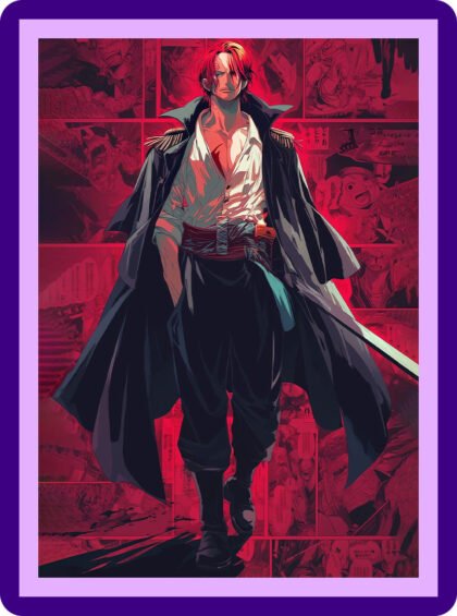 One Piece - Shanks Red Manga Art