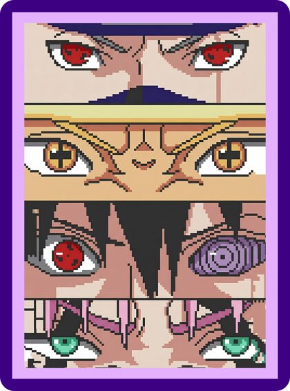 Naruto - Sharingan & Rinnegan Eyes