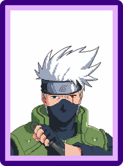Kakashi Hatake - Pixel Art Ninja