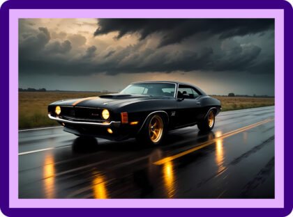 Muscle Car - Midnight Rain Aesthetic
