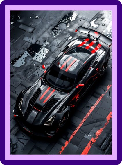 Chevrolet Corvette C7 ZR1 Aesthetic Poster