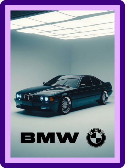 BMW 8 Series Classic Luxury Aesthetic Poster
