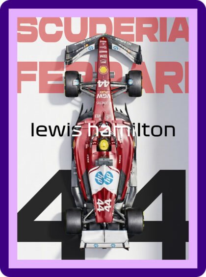 Lewis Hamilton - Ferrari Red Stance