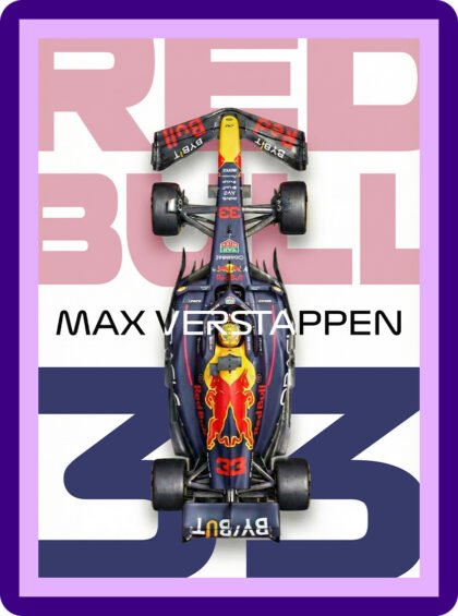 Max Verstappen - Red Bull RB20 Overhead