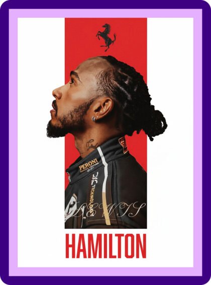Lewis Hamilton Ferrari Transition Aesthetic Poster