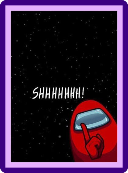 Among Us Red Impostor Space Aesthetic Poster