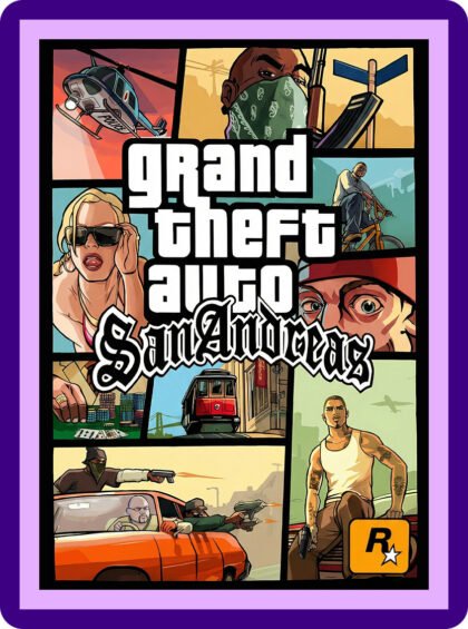 Grand Theft Auto San Andreas Legend Aesthetic Poster