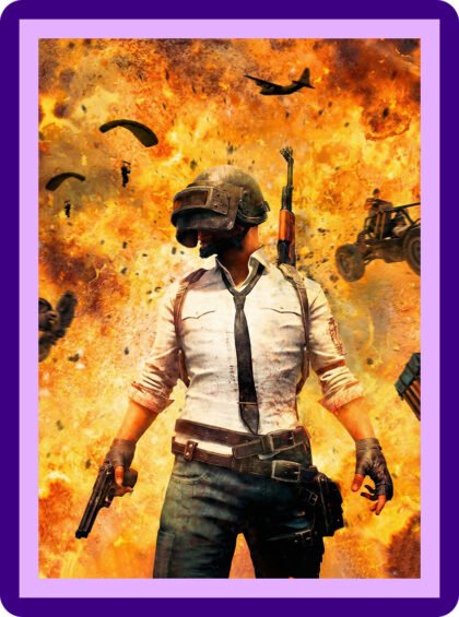 PUBG - Battleground Explosion Aesthetic Poster