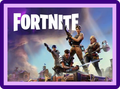 Fortnite Heroes Landscape Aesthetic Poster
