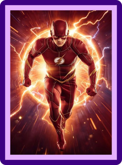 The Flash Speed Force Sprint Aesthetic Poster