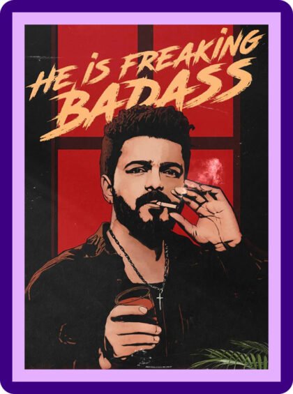 Badass vijay thalapathy - Digital Art Aesthetic Poster