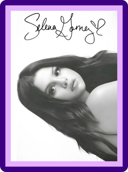 Selena Gomez - Signature Portrait Aesthetic Poster