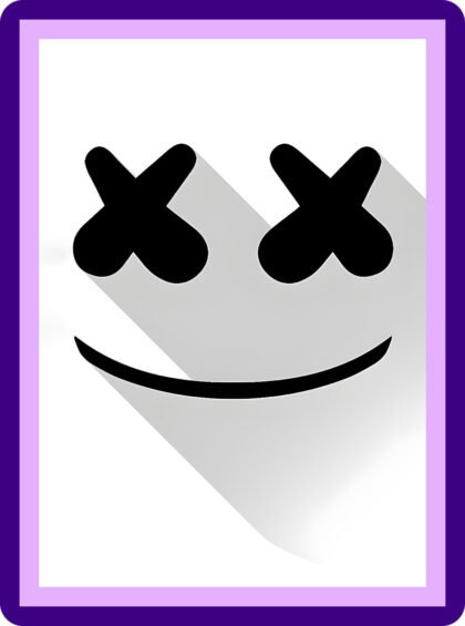 Marshmello - Signature Smile Aesthetic Poster