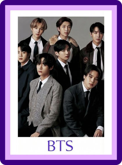 BTS - Classic Suit Portrait Aesthetic Poster
