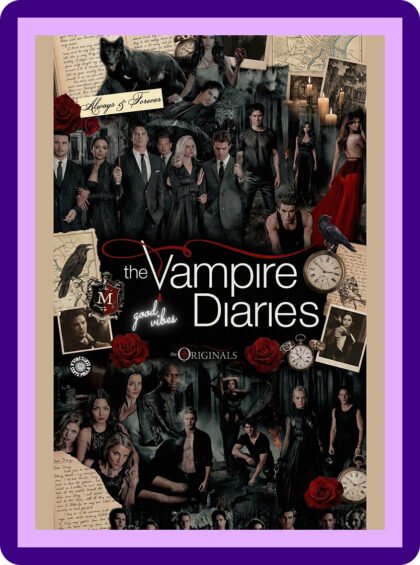 Always & Forever - TVD Collage Aesthetic Poster