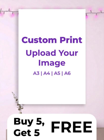 Aesthetic Custom Poster - Print your Image/design (Buy 5, Get 5 FREE!)