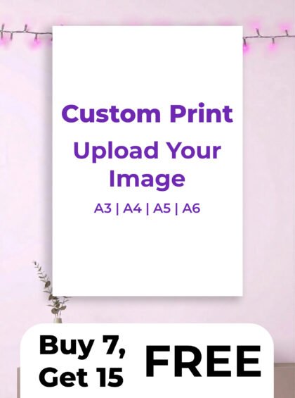 Aesthetic Custom Poster - Print your Image/design (Buy 7, Get 15 FREE!)