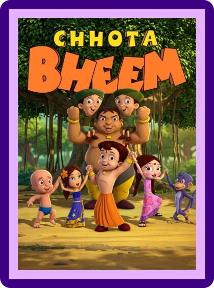 Chhota Bheem Squad Jungle Adventure Aesthetic Poster
