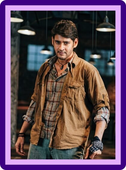 Mahesh Babu Casual Rugged Warehouse Look Aesthetic Poster