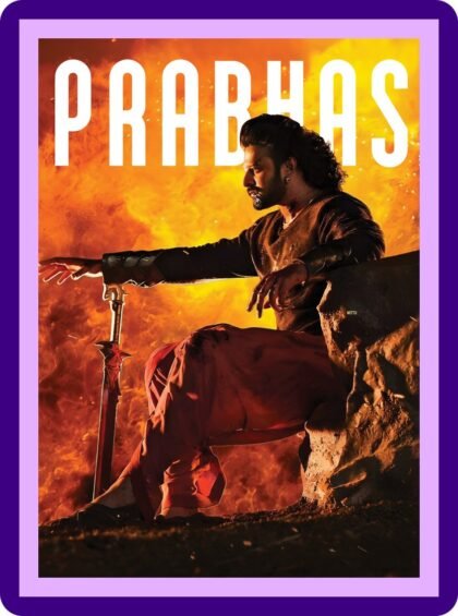 Prabhas Baahubali Cinematic Aesthetic Poster