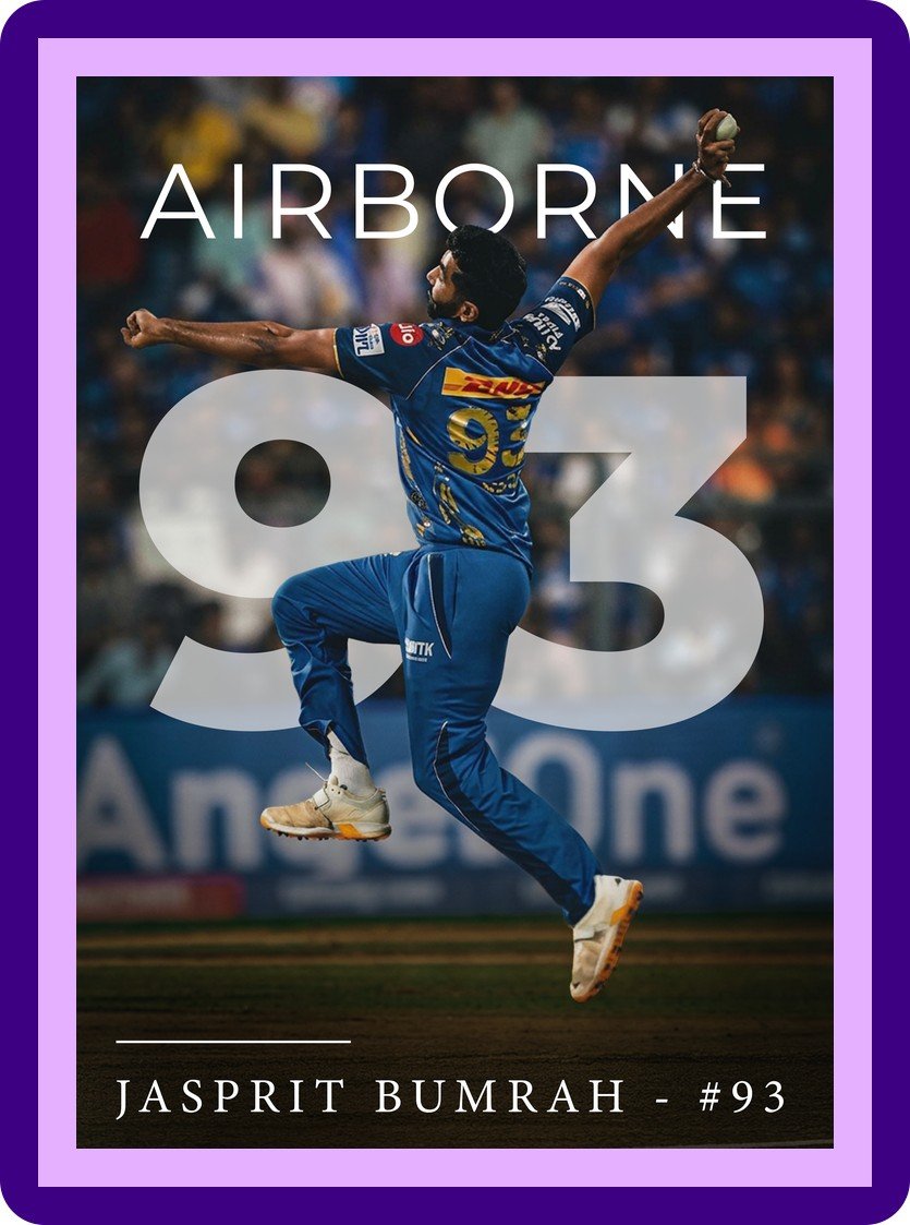 Hardik Pandya Built Different Warrior #33 India Blue Aesthetic Poster