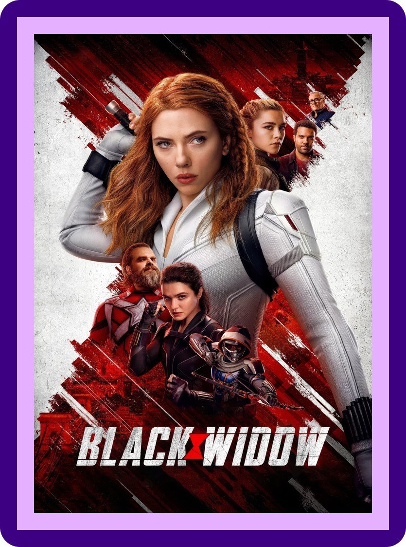 Black Widow Movie Cast Hollywood Poster