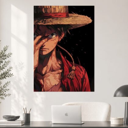 Monkey D. Luffy Battle Scars Aesthetic Poster