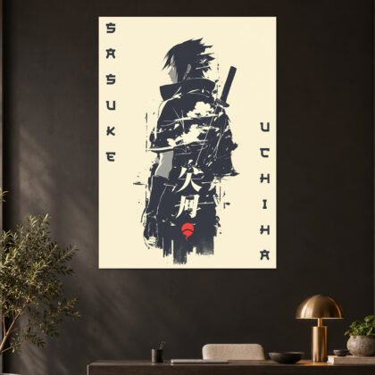 Sasuke Uchiha Eternal Avenger Aesthetic Poster