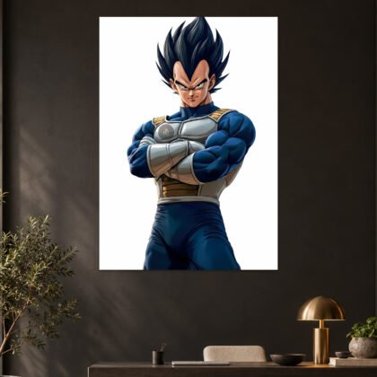 Vegeta Saiyan Prince Pride Aesthetic Poster
