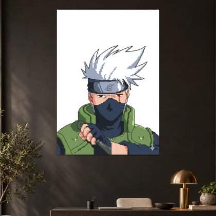 Kakashi Hatake - Pixel Art Ninja