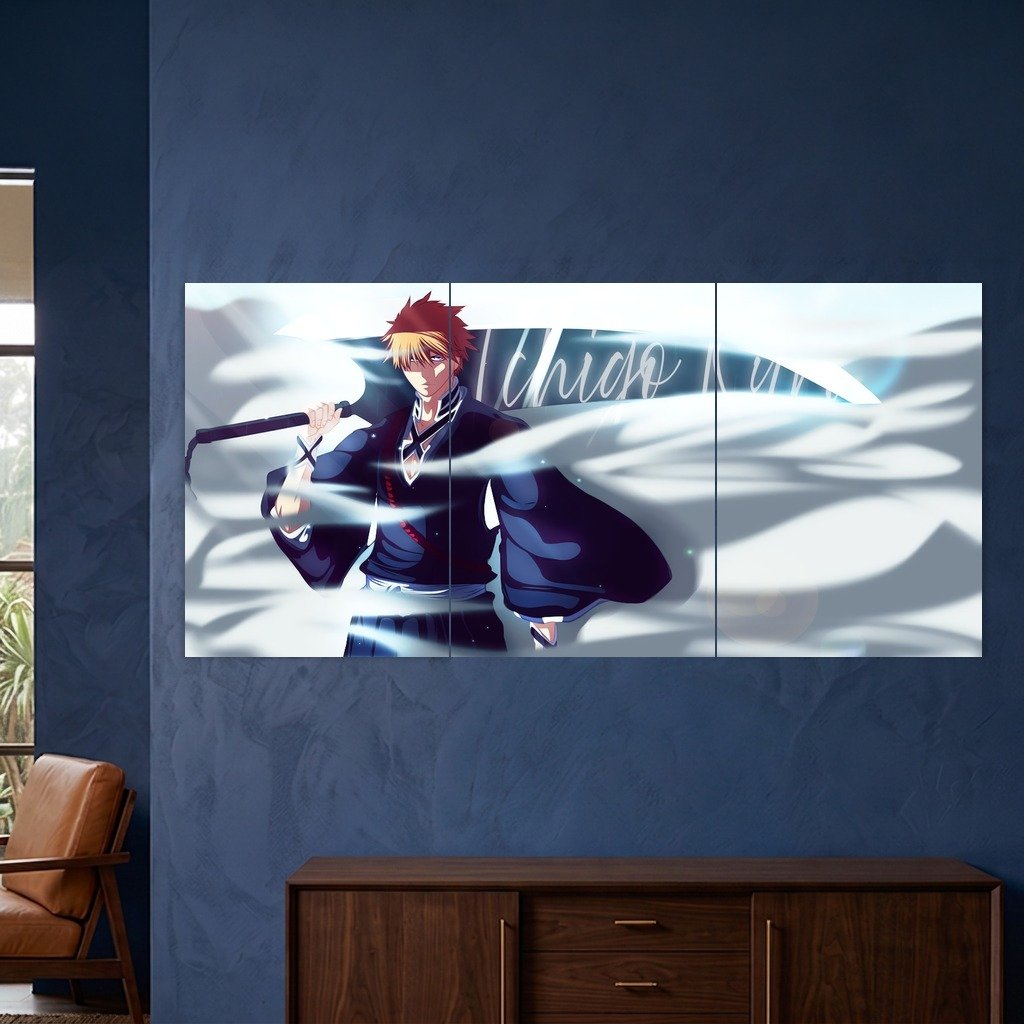Ichigo Kurosaki Zanpakuto Split Poster