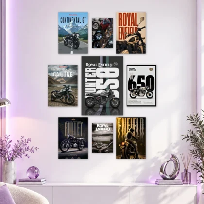 Royal Enfield Classics Layout Posters