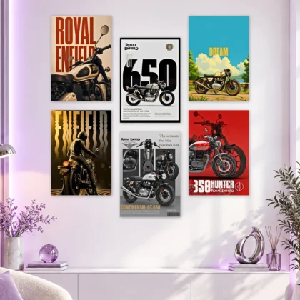 Royal Enfield Heritage Set Posters