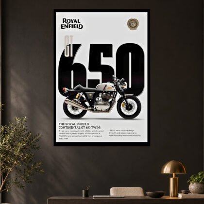 Royal Enfield Continental GT 650 Specifications Bike Poster