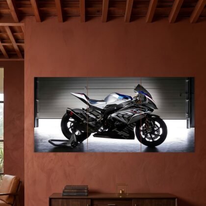 BMW S1000RR Track Machine Split Poster