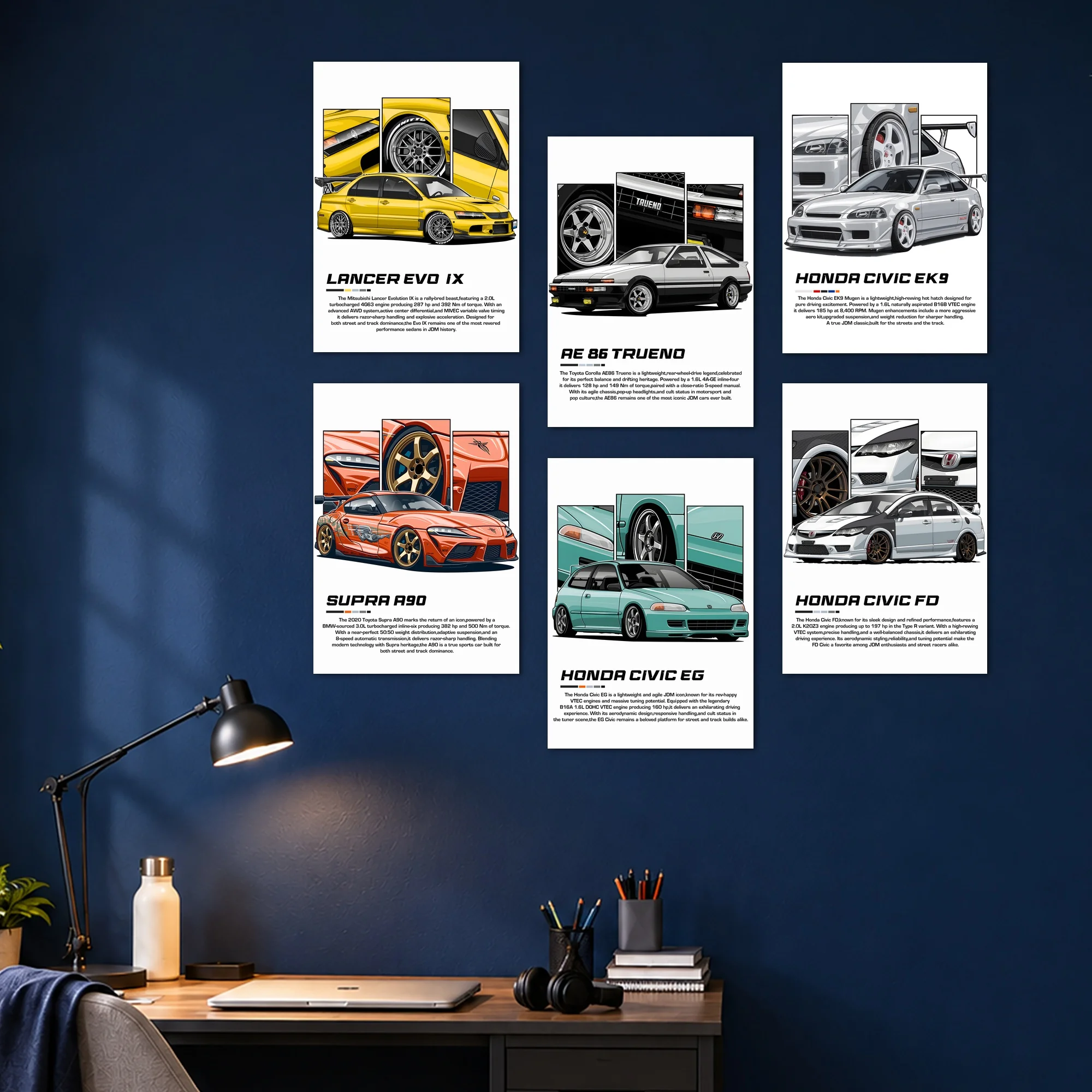 JDM Classics Set Posters