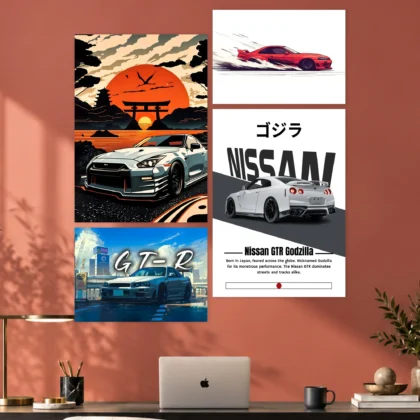 Nissan GT-R Layout Posters