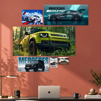 Mercedes and Performance Cars Layout Posters