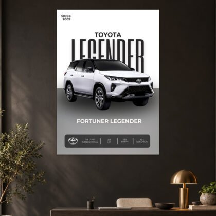 White Toyota Fortuner Legender SUV