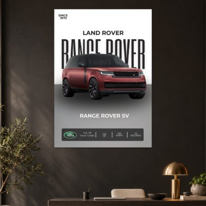Land Rover Range Rover SV Luxury SUV Poster