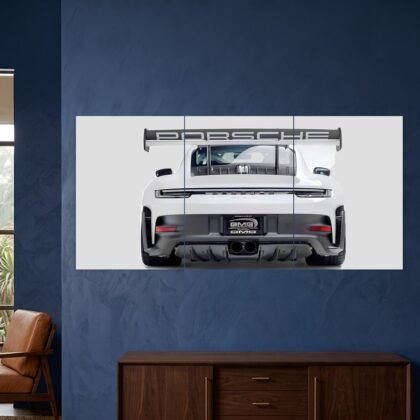 Porsche 911 GT3 RS Rear View Split Poster