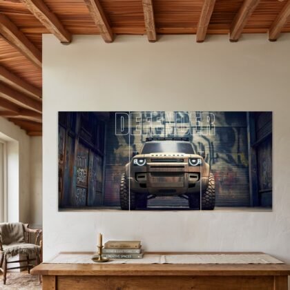 Land Rover Defender Urban Graphic Split Poster