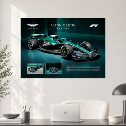 Aston Martin Racing F1 Green Poster