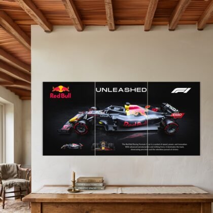 Red Bull Racing Unleashed F1 Split Poster