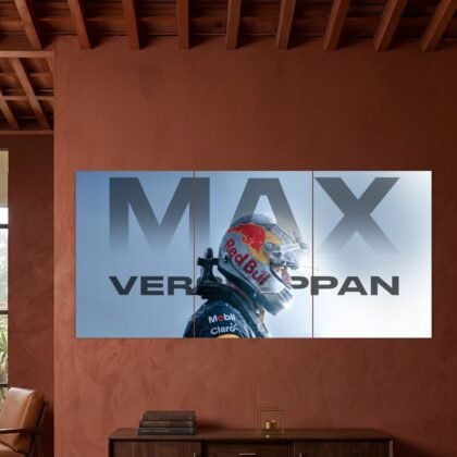 Max Verstappen Red Bull F1 Split Poster