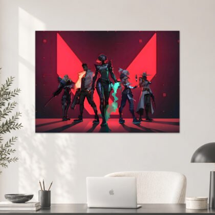 Valorant - Agents Team Action Art