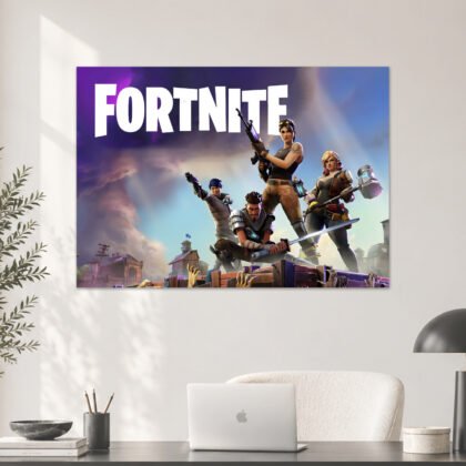 Fortnite Heroes Landscape Aesthetic Poster